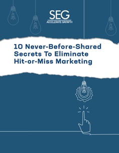 Secrets to eliminate hit-or-miss marketing cover