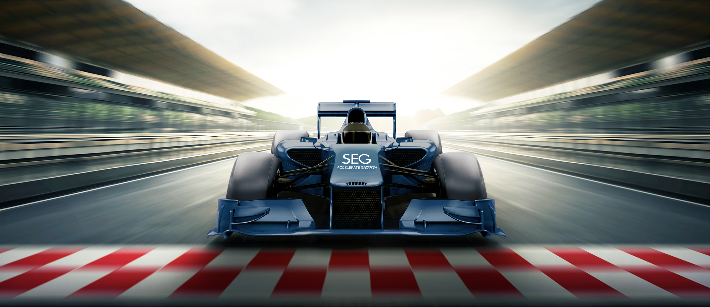 SEG Blue Race car-1
